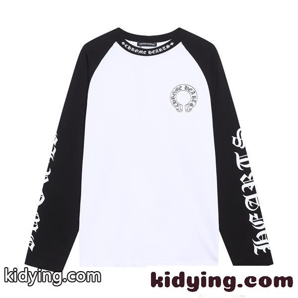 長袖Tシャツ 2026新作 CHROME HEARTS クロムハーツ コピー 春秋 ラグラン 洗練 大きいサイズ-1