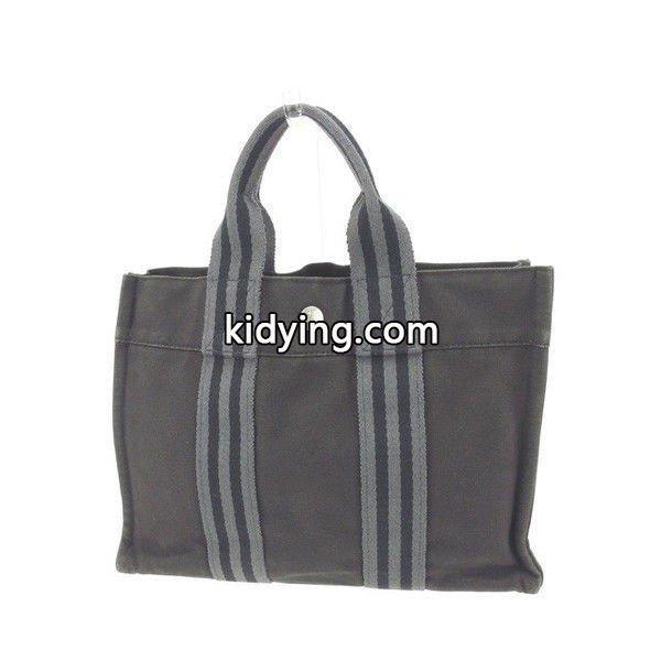 エルメス Hermes バッグ トートバッグ フールトゥ フールトゥトートPM ブラック グレー レディース Bag-0