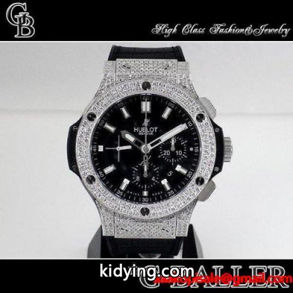 HUBLOT ウブロ ビッグバン 301 ダイヤパヴェ グミアリゲーターベルト メンズ :bigbang-301gr-pave:GB-Store - 通販ショッピング-0