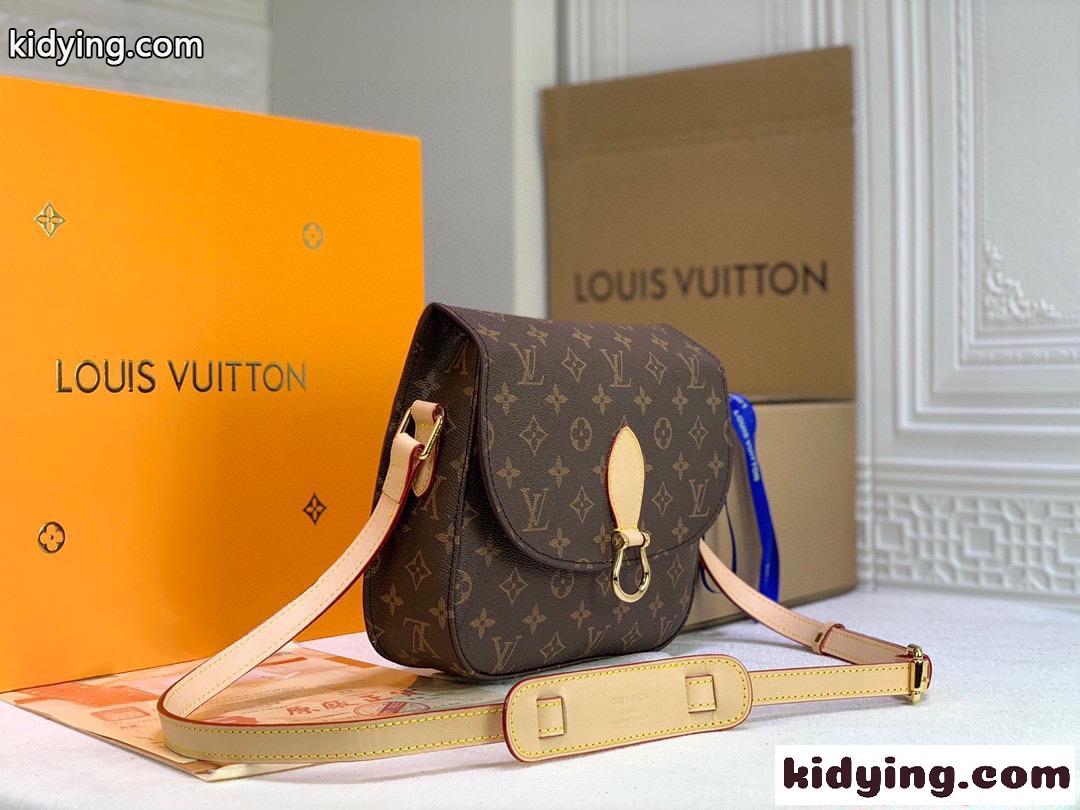 LOUIS VUITTON ショルダーバッグ レディース ルイヴィトン コピー 半月型 コンパクトサイズ 斜め掛け-1