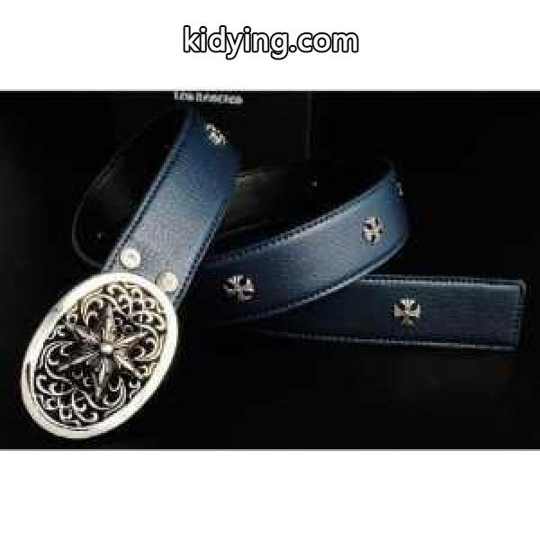 Chrome Hearts 男性 十字架ロゴレザー クロムハーツ オーバルスター メンズベルト 最安値新品 ブラック_CHROME HEARTS クロムハーツ_ブランド コピー 激安(日本最大級)-0