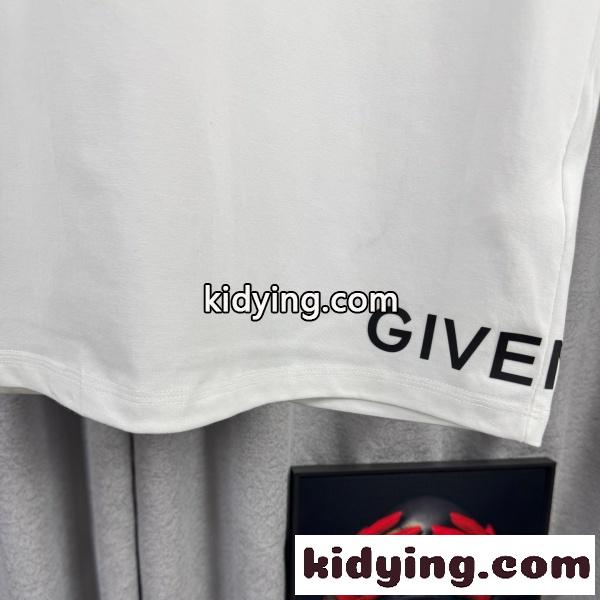 GIVENCHY コピー 2026新作 ミニマルロゴ 半袖カットソー ストリートモード 上質カジュアルTシャツ-4