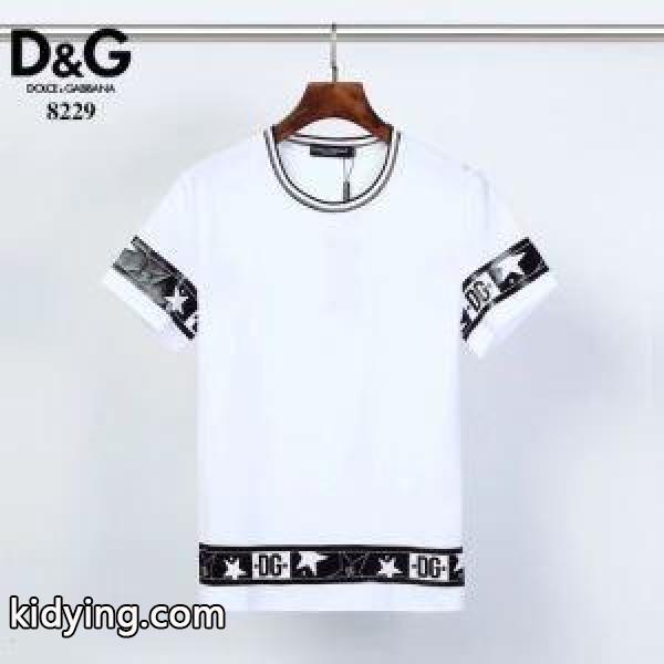 2色可選 コーデに新しさが混在する 半袖Tシャツ シックスタイリングに挑戦 ドルチェ＆ガッバーナ Dolce&Gabbana_ドルチェ＆ガッバーナ DOLCE & GABBANA_ブランド コピー 激安(日本最大級)-1
