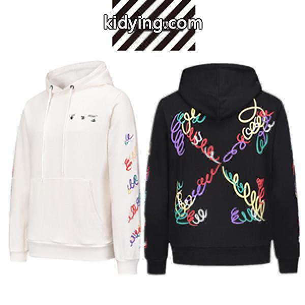 今年らしいトレンド感のあるOff-White オフホワイトコピーパーカー 男女兼用 落ち着いたコーデが楽しもう-0