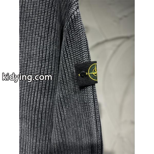注目の新作 2025秋冬対応 ダメージ加工 プレミアム STONE ISLAND ストーンアイランド コピー ニットセーター-4