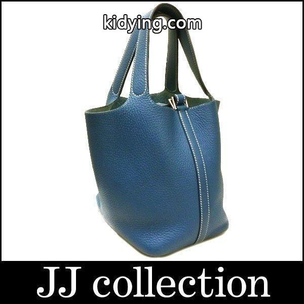 HERMES エルメス ピコタンPM ハンドバッグ ブルードマルト トリヨンクレマンス □G刻印 :2000040258000020:JJコレクション ヤフー店 - 通販ショッピング-0