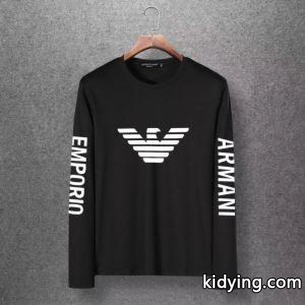 アルマーニ ARMANI 長袖Tシャツ 多色可選 秋冬着こなしも上品に演出 2019秋冬におすすめ着こなし_アルマーニ ARMANI_ブランド コピー 激安(日本最大級)-0