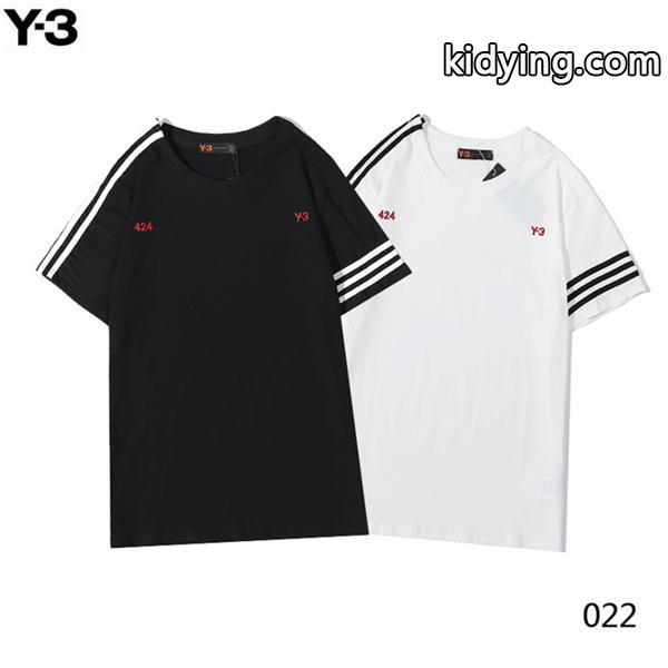 ワイ・スリー Y-3 ロゴ コピー 山本耀司 半袖tシャツ 綿100%で上質な生地感と着心地-0