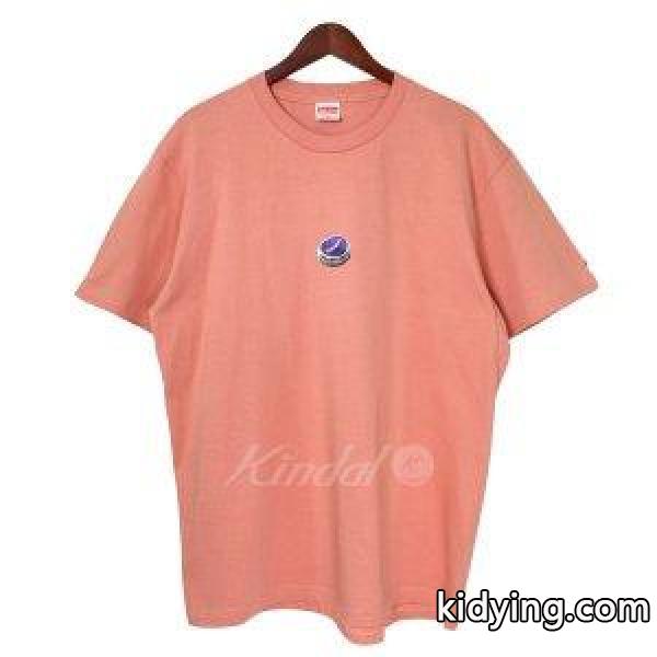 SUPREME 18AW Bottle Cap Tee スモールボックスロゴTシャツ オレンジピンク調 サイズ：M (吉祥寺店) 180903 :580018002470:カインドオル - 通販ショッピング-0