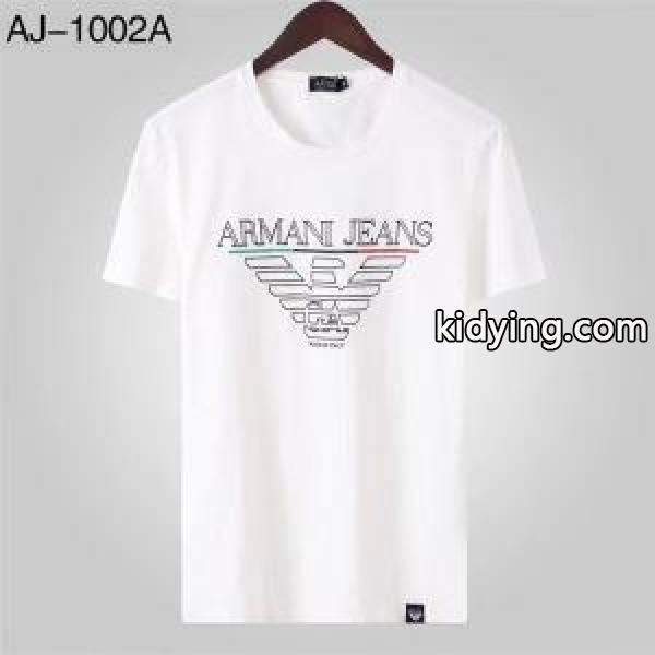 多色可選 2019年トレンド情報 アルマーニ シンプルなデザイン ARMANI 春夏欠かせない定番アイテム 半袖Tシャツ 今すぐ買えちゃう！新着_アルマーニ ARMANI_ブランド コピー 激安(日本最大級)-2
