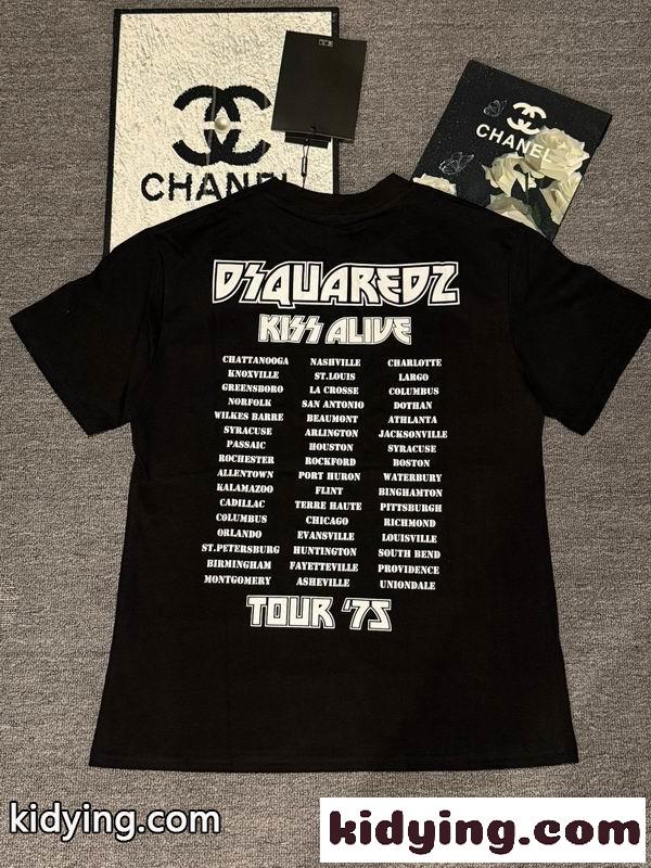ディースクエアード TシャツコピーDsquared2  夏のアウトドアに最適 涼しさと機能性を両立半袖-1