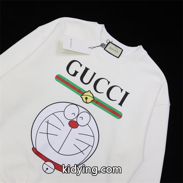 GUCCI スーパーコピー 話題の ドラえもんコラボ プリント スウェット トレーナー ブラック 売れ筋 グッチ-1