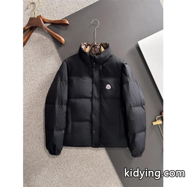 ベージュカラーブロック 立領 モンクレール コピー ダウンジャケット MONCLER 秋冬必須アイテム-1