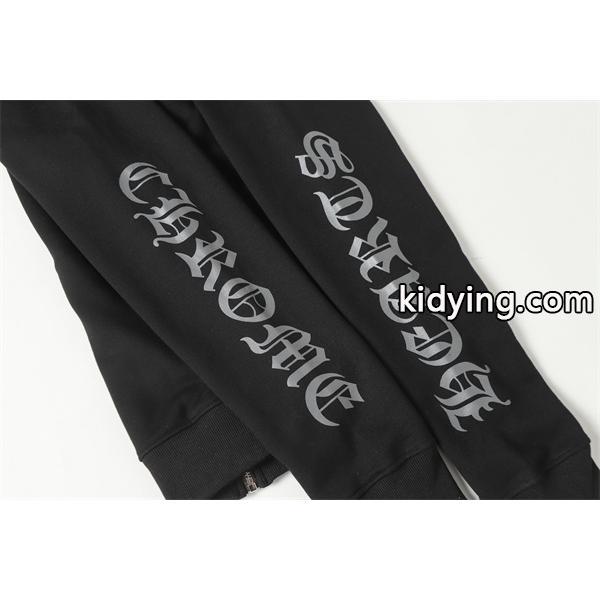 クロムハーツ コピー Chrome Hearts パーカー 数量限定! ホワイト × ブルー バックロゴ 高級感溢れる 2025秋冬コーデ-5