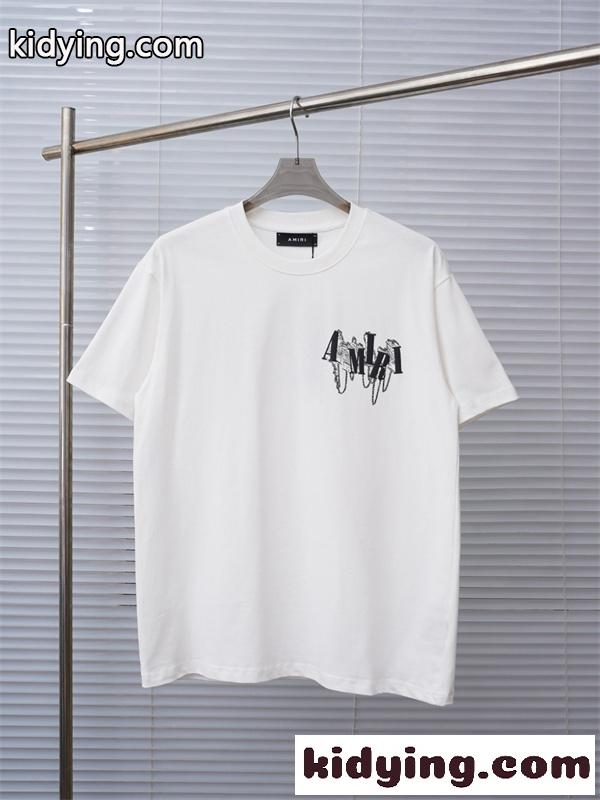 ブランドグラフィック アクセサリーモチーフ アートデザイン AMIRI アミリ コピー 半袖Tシャツ コーデ映え-1