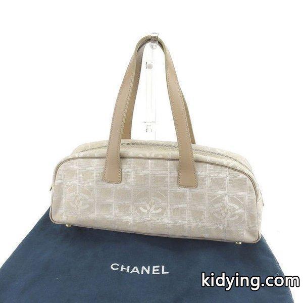 Chanel バッグ ハンドバッグ ニュートラベルライン ベージュ ゴールド レディース 中古 Bag :Y4253:ブランドデポTOKYO - 通販ショッピング-0