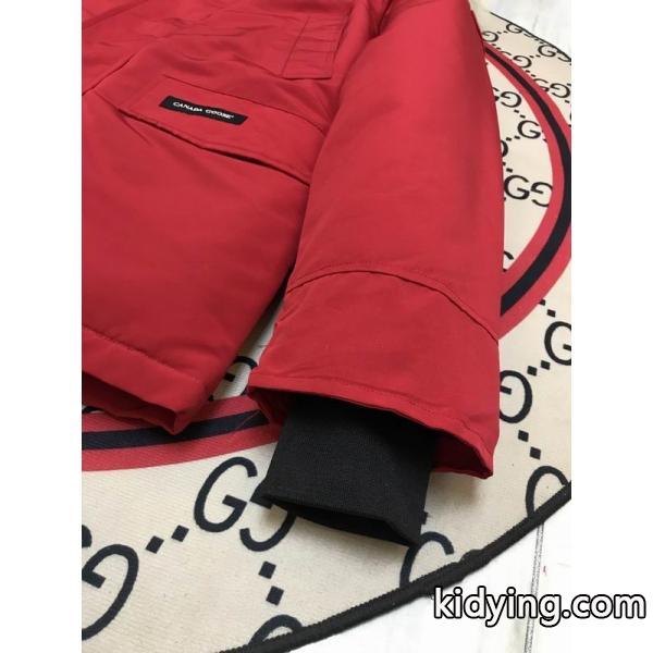 売れ筋おすすめモデル カナダグース Canada Goose 2025秋冬 レッド ダウンジャケット 偽物-3