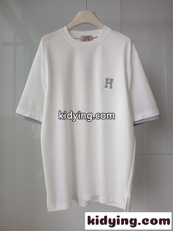 2026最新&Hermèsエルメス tシャツコピーメンズファッション快適半袖カジュアル新作ユニセックス-1