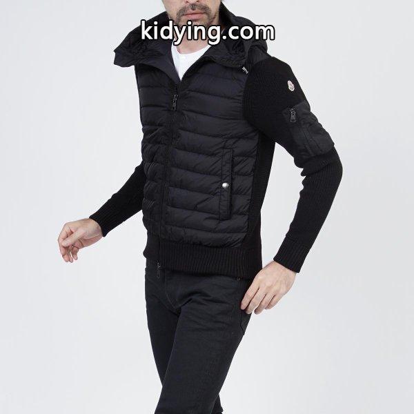モンクレール MONCLER ニットコンビ　ダウンジャケット ブラック メンズ 9402800-9402800-94789-999 :9402800-94789:モダンブルーYahoo!店 - 通販ショッピング-0