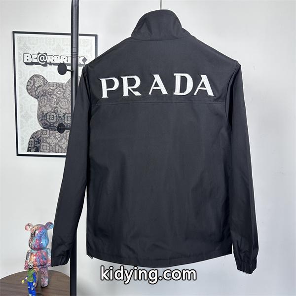 PRADA コピー ナイロンジャケット 防風 防水 軽量 シンプルデザイン アウター メンズ プラダ-0