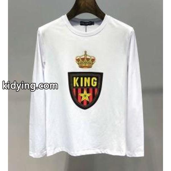 2019春夏の流行ファッション 人気ファッション雑誌でも掲載 ドルチェ＆ガッバーナ Dolce&Gabbana 長袖Tシャツ 2色可選_ドルチェ＆ガッバーナ DOLCE & GABBANA_ブランド コピー 激安(日本最大級)-1