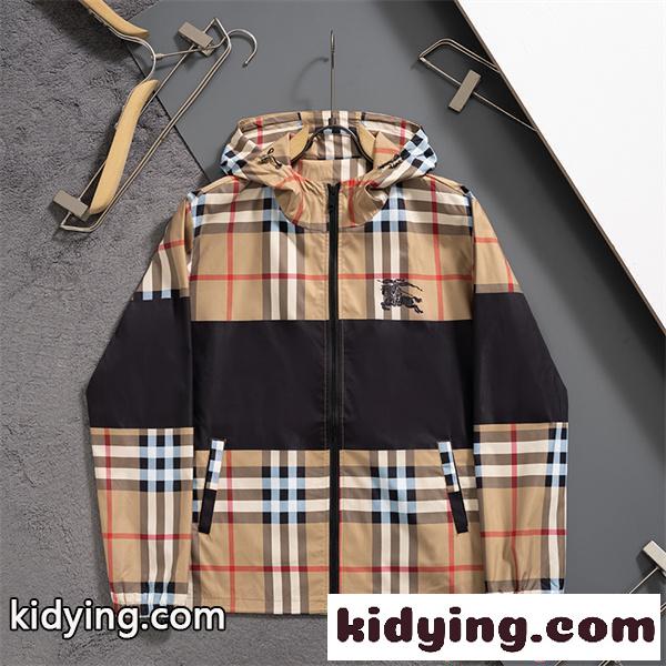 定番人気 マウンテンパーカー BURBERRY バーバリー コピー 防風仕様 格子デザイン ジャケット-0