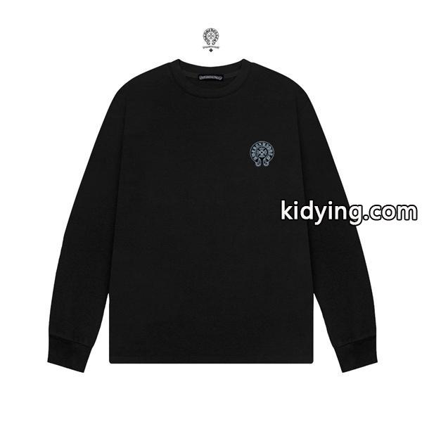 Chrome Hearts クロムハーツ 定番人気 ブラック ホースシューロゴデザイン 偽物 ウール インナー-0