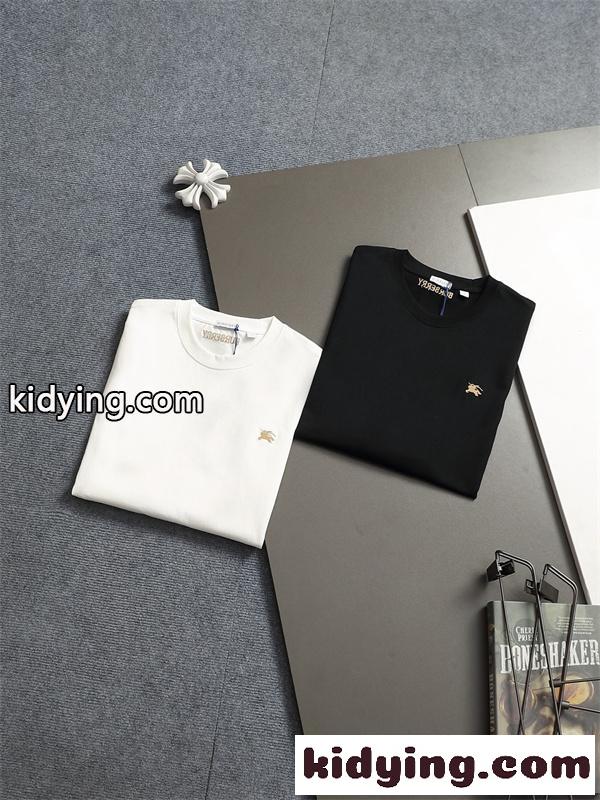 アーバンTシャツ チェックディテール入り ワンポイントデザイン BURBERRY バーバリー コピー Tシャツ 都会的ベーシック-12