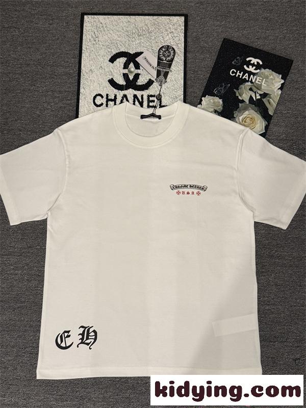 Tシャツ 星条旗クロス バックプリント USAロゴ オーバーサイズ ストリート クロムハーツ コピー CHROME HEARTS-5