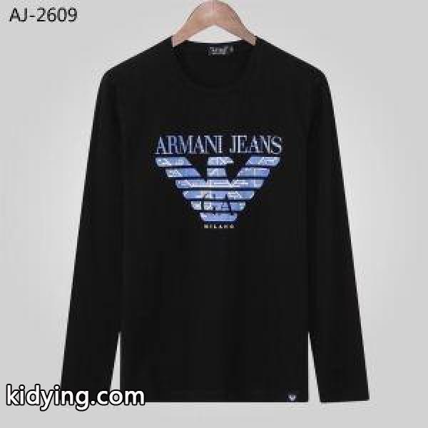 寒い季節にピッタリの一枚 長袖Tシャツ 秋冬超人気 3色可選 アルマーニ ARMANI 2018年秋冬最旬トレンド_アルマーニ ARMANI_ブランド コピー 激安(日本最大級)-0