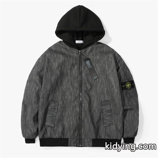 存在感抜群 ウォッシュ加工 ジップブルゾン ストリート STONE ISLAND ストーンアイランド コピー-7