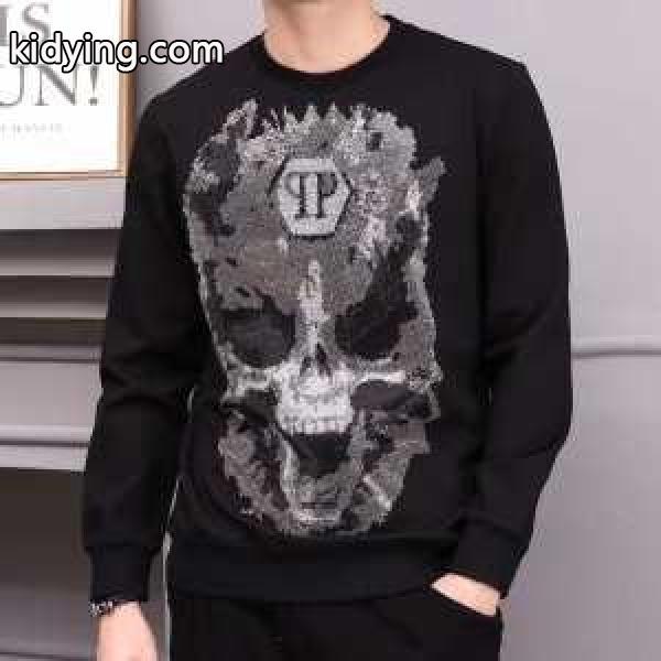 秋冬ナチュラルコーデに大活躍 2019秋冬におしゃれな着こなし フィリッププレイン PHILIPP PLEIN プルオーバーパーカー_フィリッププレイン PHILIPP PLEIN_ブランド コピー 激安(日本最大級)-0