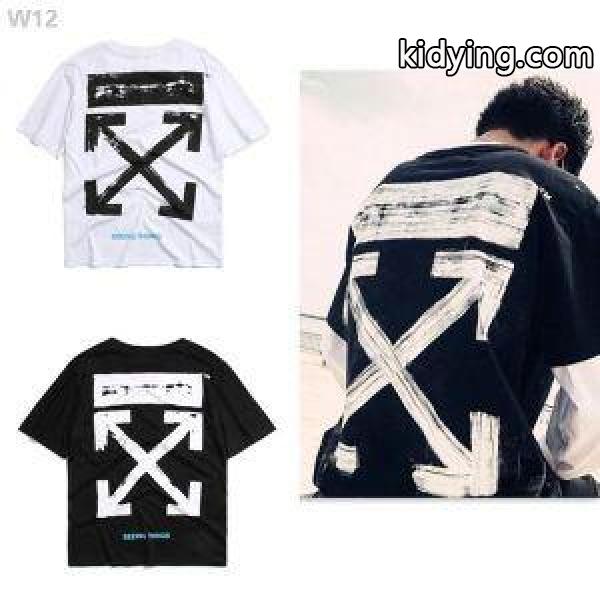 半袖Tシャツ雰囲気が違う Off-White オフホワイト2色可選お洒落アイテム_Off-White オフホワイト_ブランド コピー 激安(日本最大級)-1