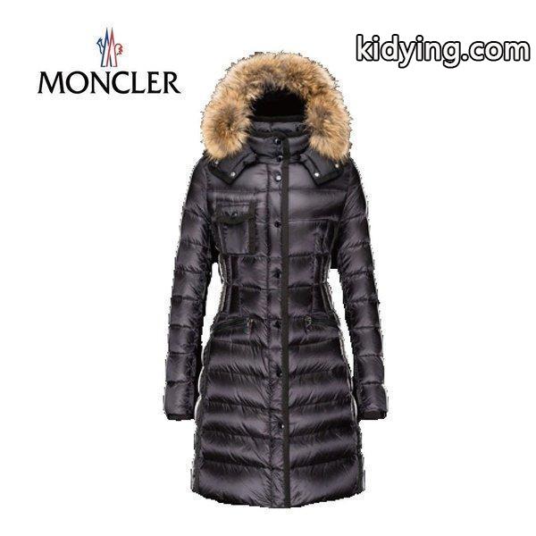 【海外限定 国内未入荷モデル】MONCLER モンクレール レディース ダウンコート ロングダウン HERMIFUR(エルミファー) ブラック 2018-2019年秋冬新作-0
