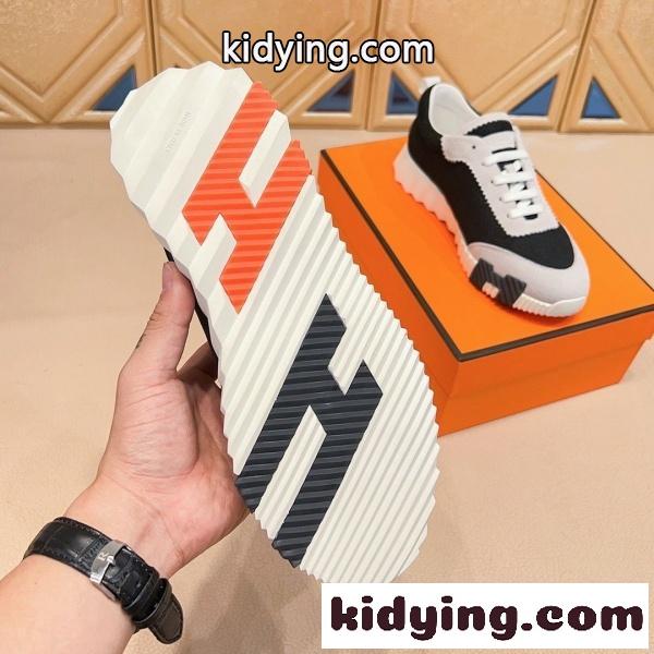 HERMES コピー エルメス コピー デニム調ローカットスニーカー 軽量ソール 快適歩行 洗練カジュアル-5