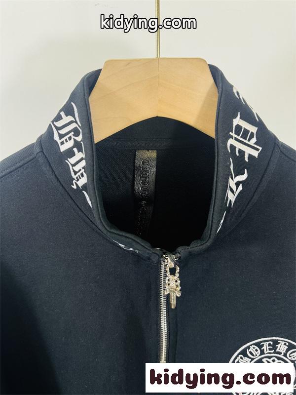 スウェット 立ち襟 刺繍デザイン ストリート風 トレンド新作 CHROME HEARTS クロムハーツ コピー-6