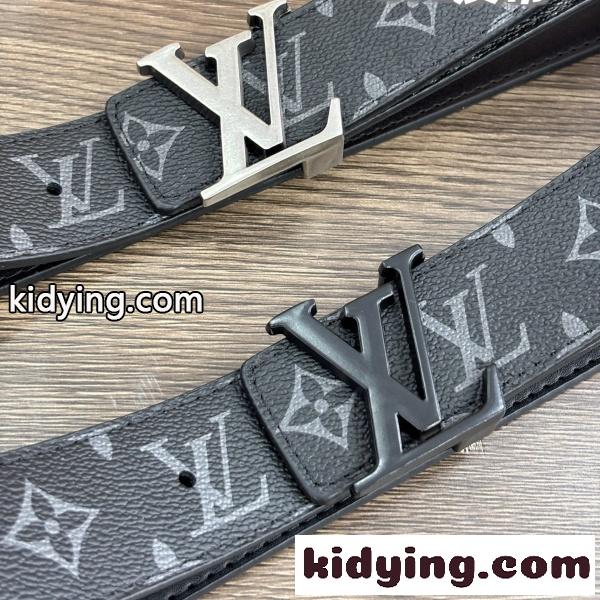 Louis Vuitton コピー ルイヴィトン コピー モノグラム柄 LVロゴバックル レザーベルト カジュアルアクセサリー 売れ筋-2