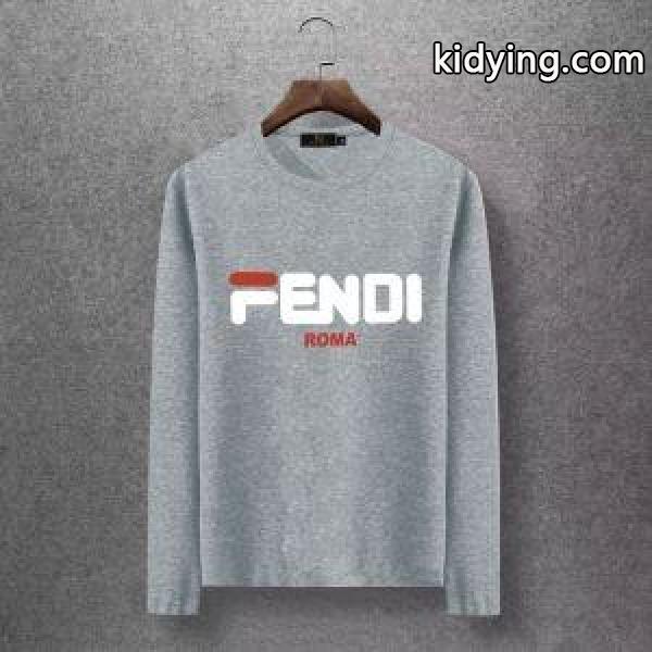 2019年秋冬最新のトレンド フェンディ FENDI 長袖Tシャツ 4色可選 季節を感じた秋冬ファッション_フェンディ FENDI_ブランド コピー 激安(日本最大級)-1