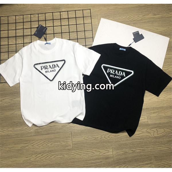 2色可選 プラダ PRADA 半袖Tシャツ 春夏新作 圧倒的人気新着 クールビズ_半袖Tシャツ_メンズファッション_スーパーコピーブランド激安通販 専門店-0