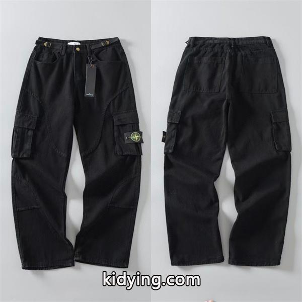秋冬必須 本格派ストリート カーゴパンツ 上質コットン STONE ISLAND ストーンアイランド コピー-7