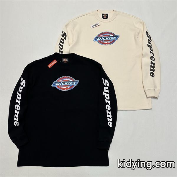 ☆トレンド☆DKシュプリーム長袖tシャツコピー SUPREME X DICKIES コラボ FW25 THERMAL L/S TEE-2