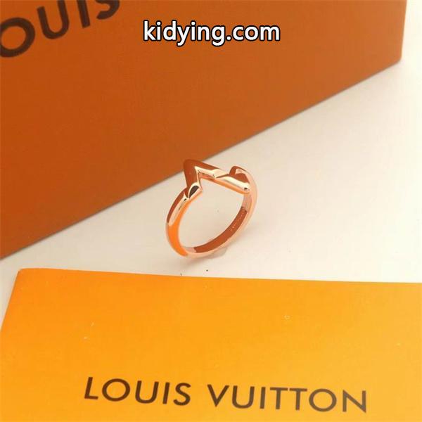太幅デザイン 立体感豊か ルイヴィトン LOUIS VUITTON モノグラム コピー ゴールド指輪 2025秋冬-4