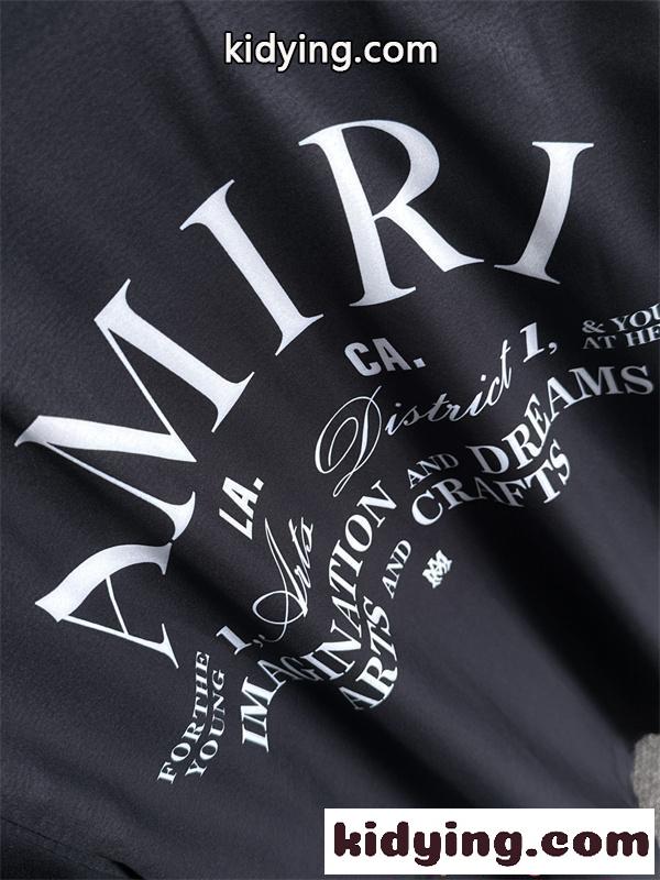 セットアップ 半袖シャツ アミリ コピー ショートパンツ プリント シンプル モード系 AMIRI-5