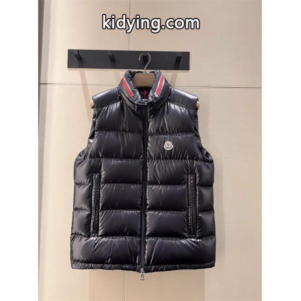軽量 ブラック MONCLER モンクレール コピー ダウンベスト レイヤード向き 実用派-1