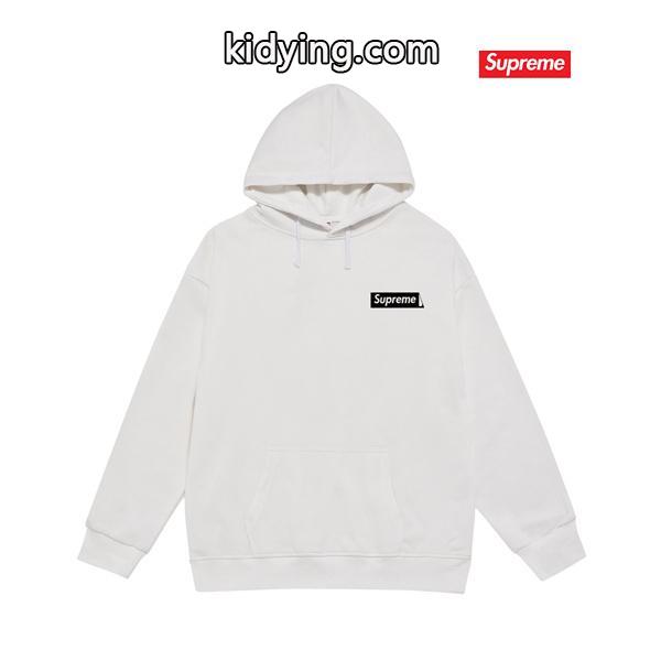 2025秋冬 厚地 ブラック 話題作 バックプリント SUPREME シュプリーム 偽物 パーカー-4