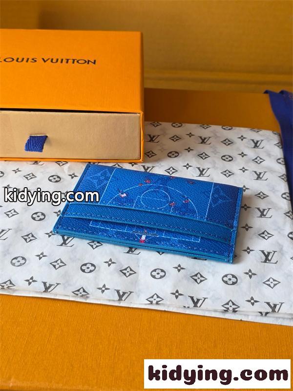 Louis Vuitton コピー ルイヴィトン M26804 カードケース ブルー モノグラム スポーツグラフィック スリムカードホルダー コンパクト財布 メンズ レディース-2