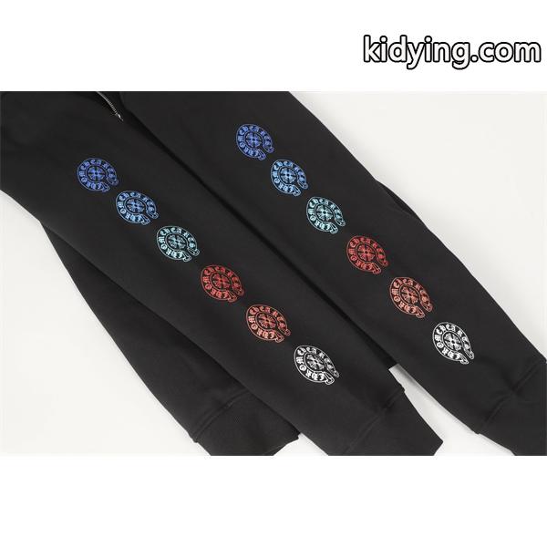クロムハーツ コピー Chrome Hearts パーカー 売れ筋必至!お洒落ホワイト スリーブデザイン 新着注目-5