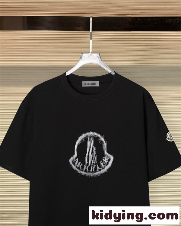 MONCLER モンクレール コピー Tシャツ グラフィックロゴ アートプリント 半袖 クリーンシルエット 人気 新作-4