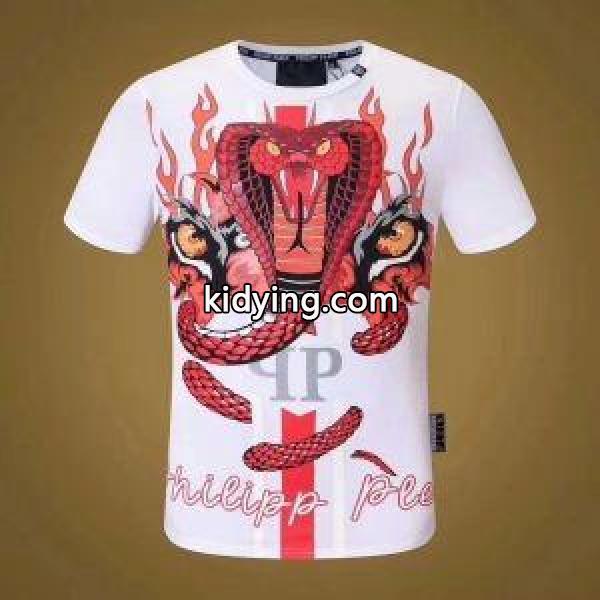 軽く耐久性のある　半袖Tシャツ 2色可選　SALENo1完売人気　フィリッププレイン PHILIPP PLEIN 　個性的なアイテム_フィリッププレイン PHILIPP PLEIN_ブランド コピー 激安(日本最大級)-1