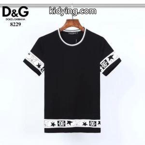 2色可選 コーデに新しさが混在する 半袖Tシャツ シックスタイリングに挑戦 ドルチェ＆ガッバーナ Dolce&Gabbana_ドルチェ＆ガッバーナ DOLCE & GABBANA_ブランド コピー 激安(日本最大級)-0